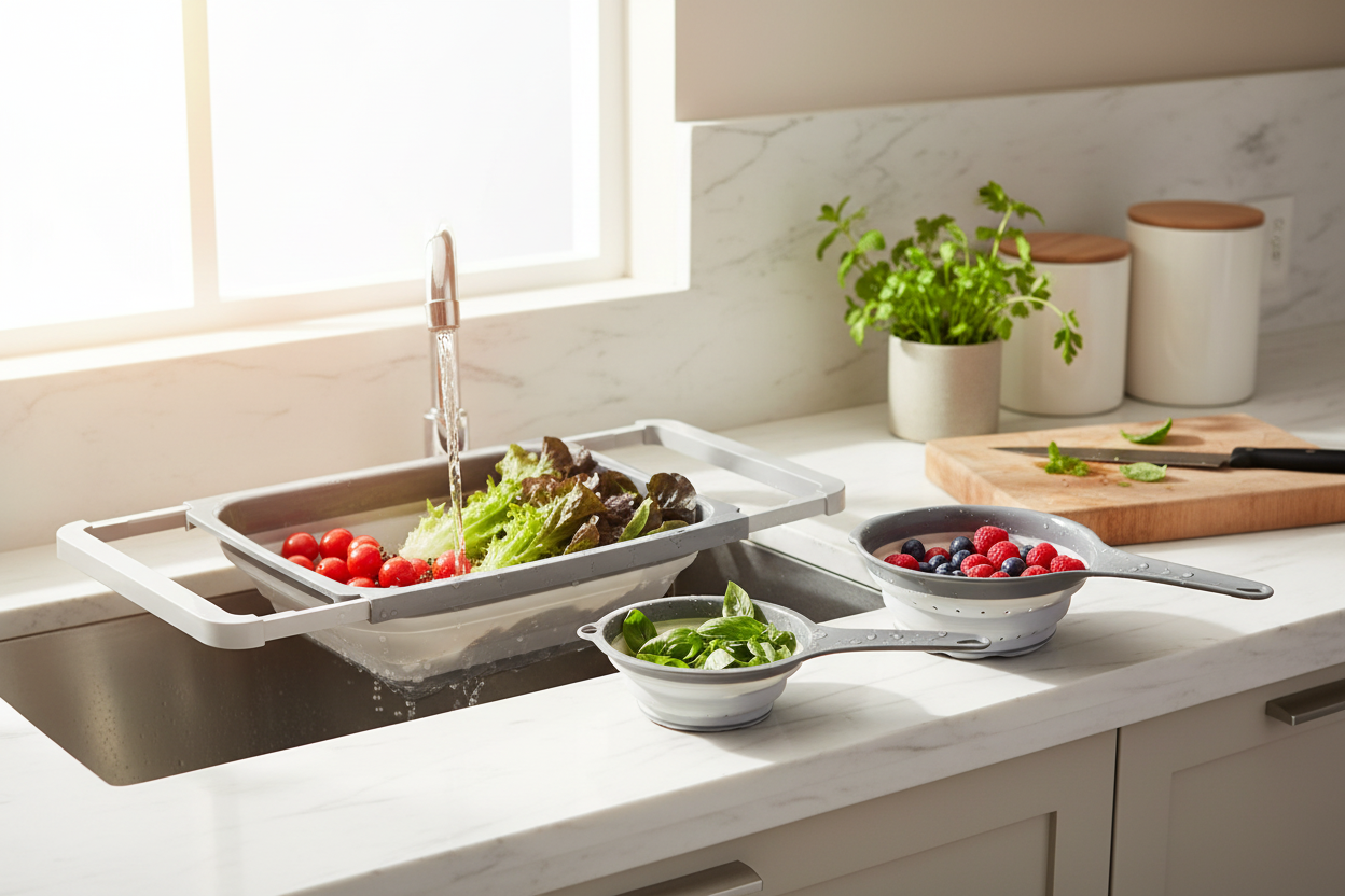 Premium Collapsible Strainer Sets: Space-Saving Quality at Unbeatable Prices