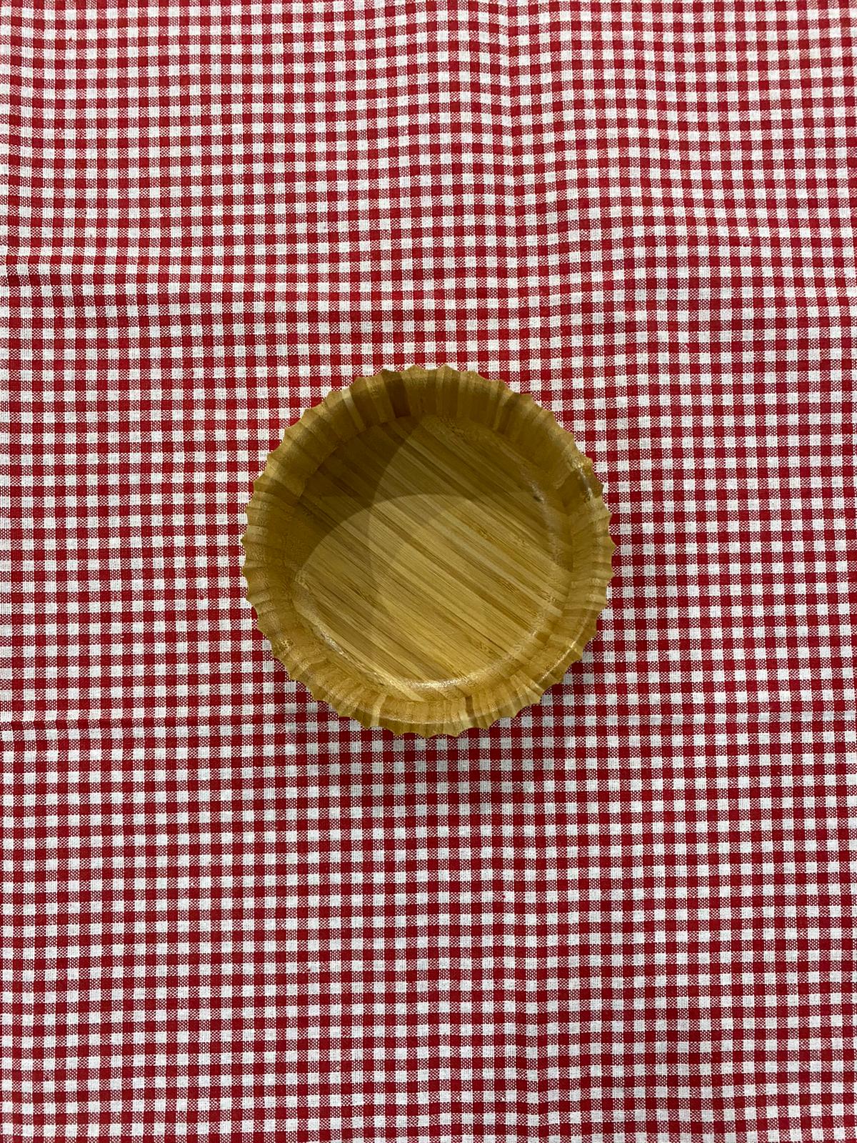Bamboo Decorative Snack Bowl with Special Pattern - 5.5x5.5x2.4 Inch
