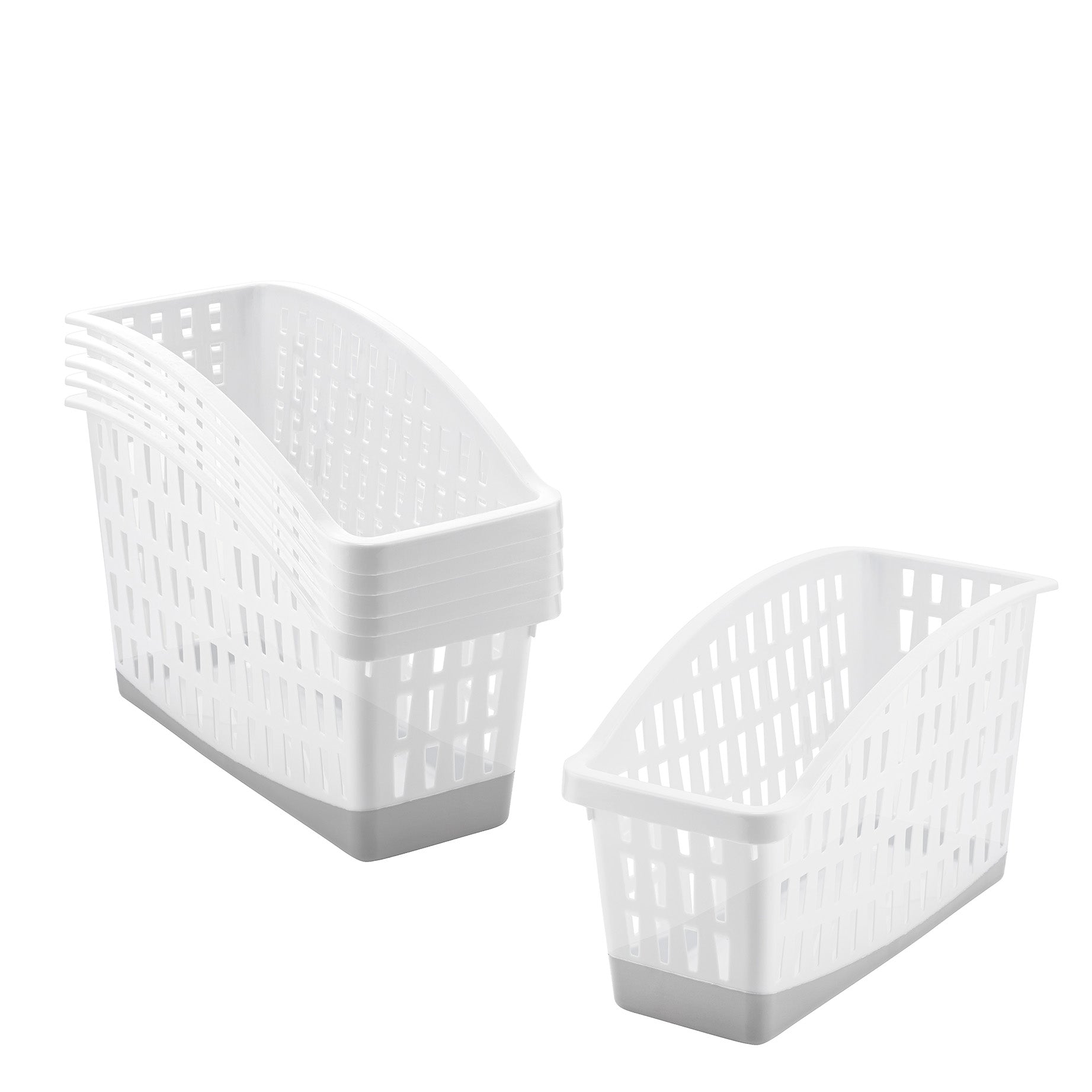 Luxury Maxi 6-Piece Refrigerator Organizer Set – Clear Storage Bins for Fridge, Cabinet & Shelf